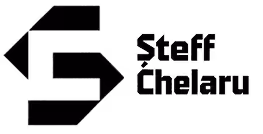 Steff Chelaru logo with stylized overlapping letters S and C.